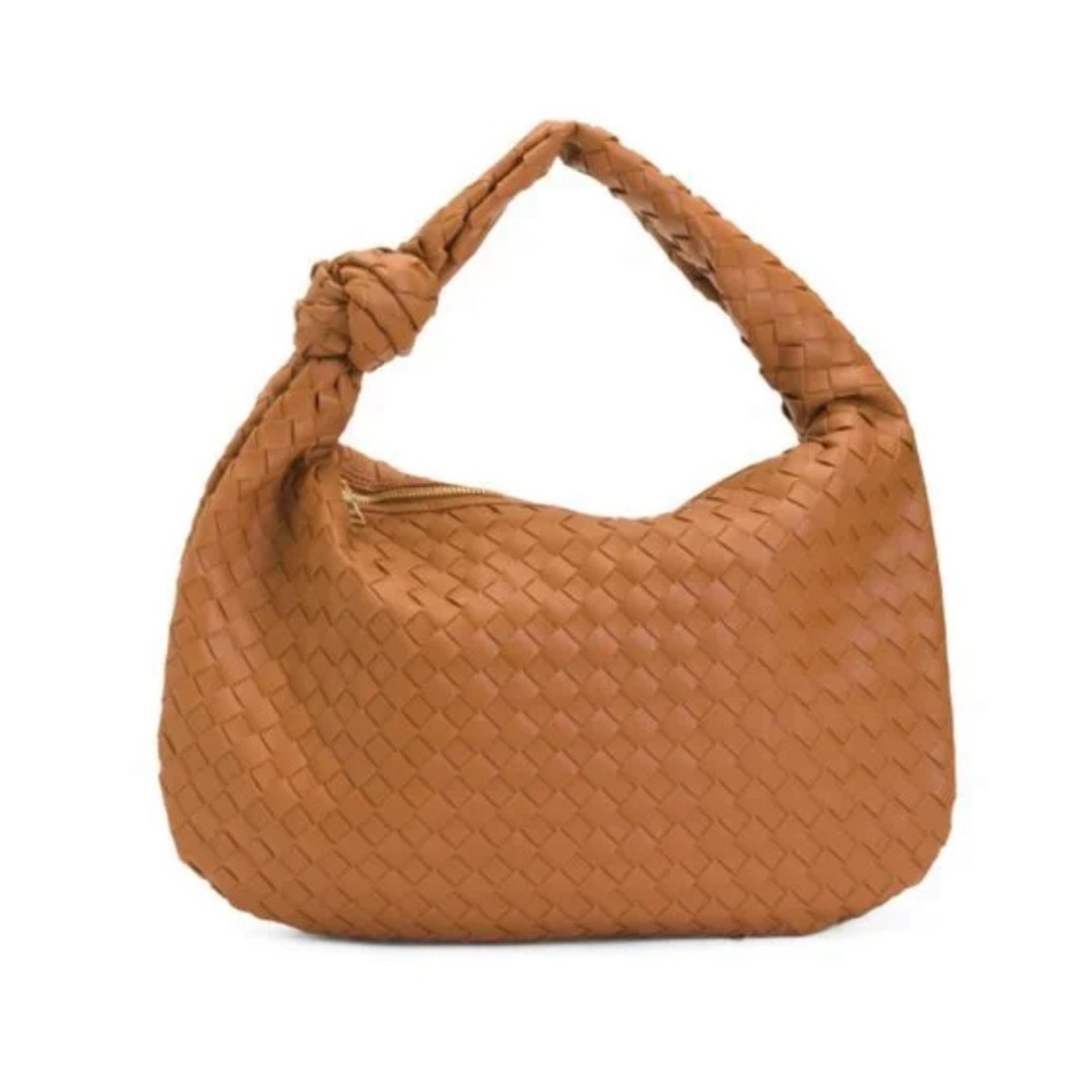 Brown hobo bag